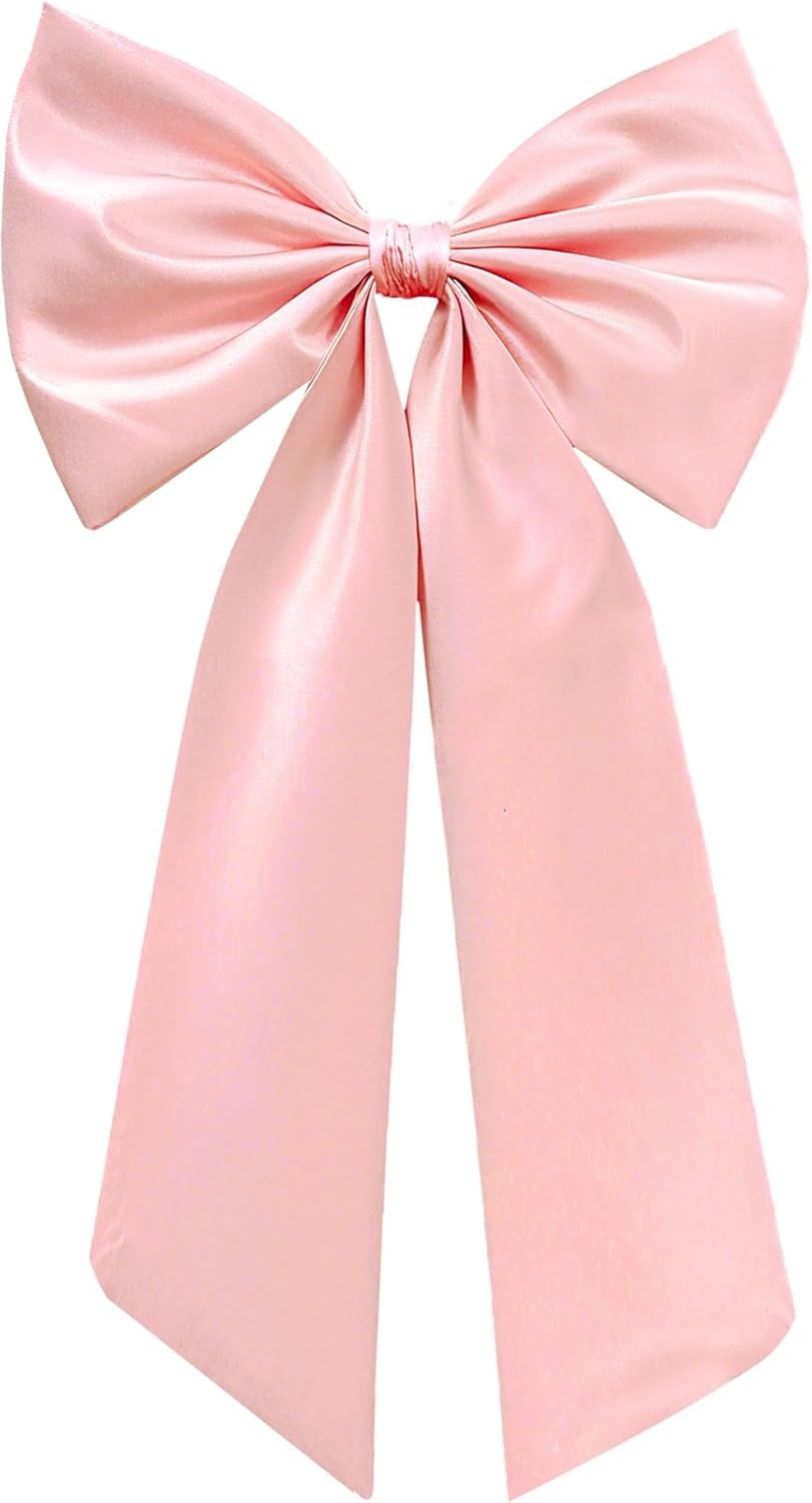 Skiennix Large Pink Bow - Decorative Ribbon for Baby Showers & Weddings | Perfect Wall Hanging Décor