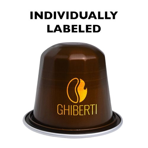 Fresh Roasted Coffee Espresso Pods - Italian Craft Variety for Nespresso OriginalLine | 120 Recyclable Aluminum Capsules