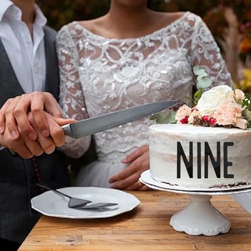 26-Piece Black Acrylic Letter Cake Topper Set for Birthdays & Events