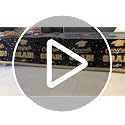 Black & Gold Graduation Tablecloth Set - 2 Pack, 54x108 Inch