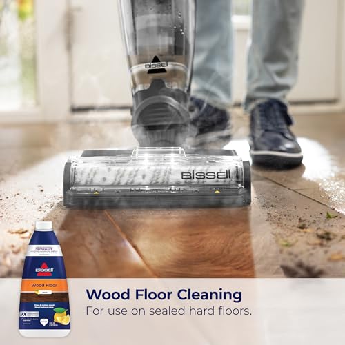 Bissell CrossWave & SpinWave Wood Floor Cleaning Formula, 32 oz - Safe for Sealed Floors