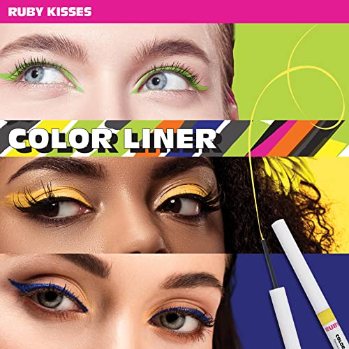 Ruby Kisses Water Resistant Liquid Eyeliner White 3 ml