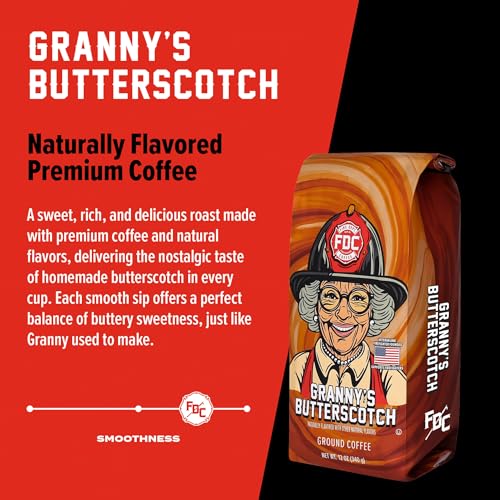 Granny's Butterscotch Whole Bean Coffee - 12oz | Fire Department Coffee