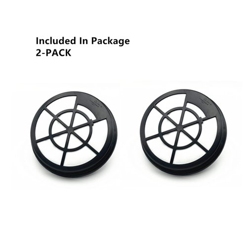 Ymimi Vacuum Filter Compatible with Eureka WhirlWind Bagless Canister Vacuum Cleaner,Fits NEN110A,NEN110B,NEN110D（2-Pack）