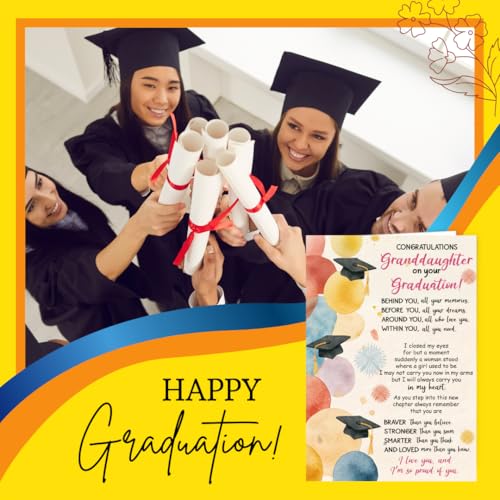 Graduation Card for Granddaughter - Proud of You 2026
