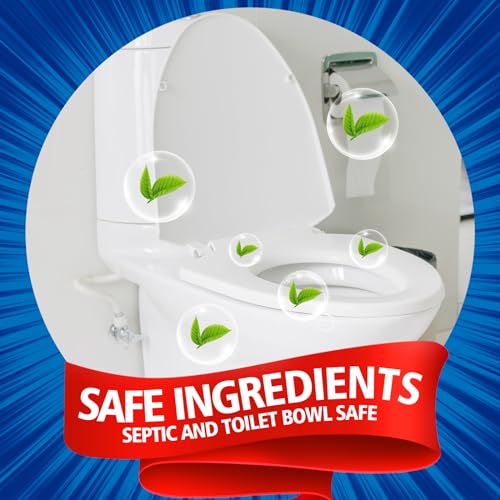 USKICH Toilet Bowl Cleaner Tablets - Automatic Bleach Tank Tablets (20 Pack)