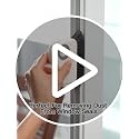 2-in-1 Groove Cleaning Brush with Scraper - White Grout & Track Cleaner