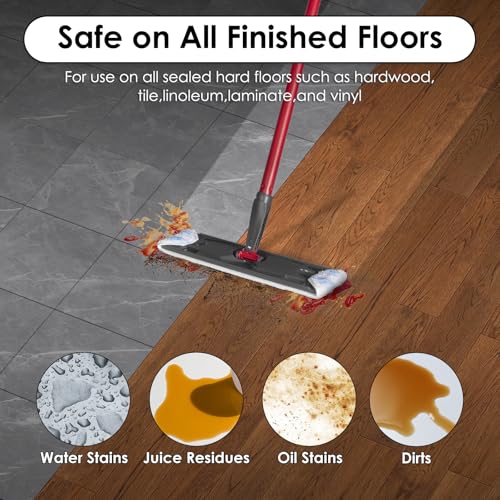 H2prO Replacement Mop Pads - 3 Pack Compatible with O-Cedar Mop