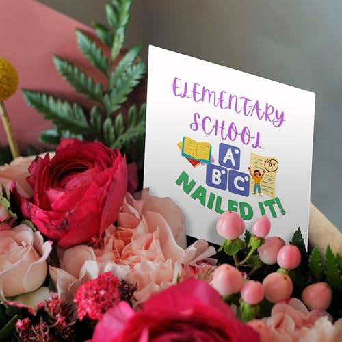 Graduation Greeting Card - Nailing It - 5.5" Square with Envelope