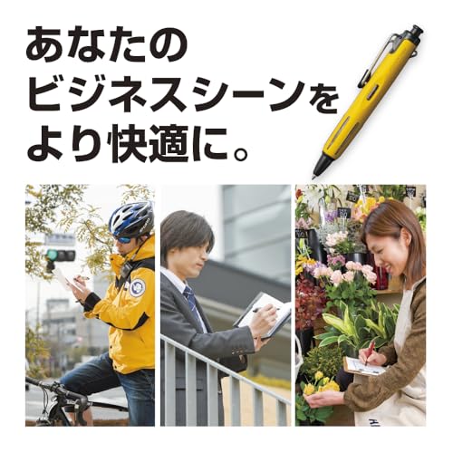 Tombow Air Press 0.7mm Ballpoint Pen - Orange, Pressurized Ink Writing