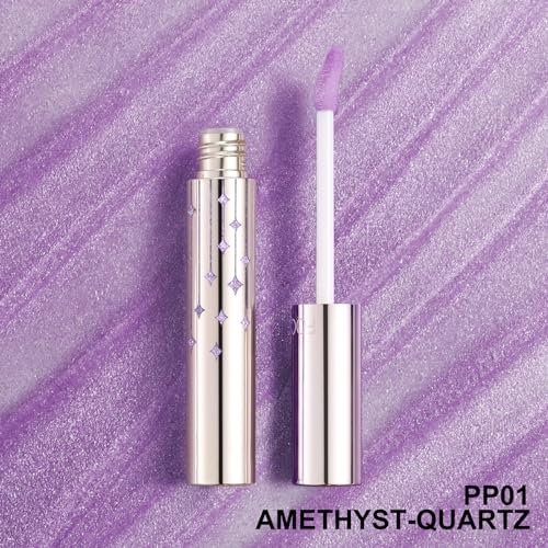 Focallure High Shine Glitter Lip Gloss - Non-Sticky Hydrating Formula