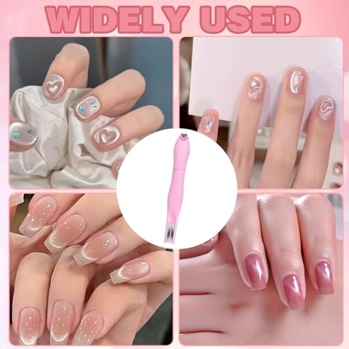 3 in 1 Cat Eye Nail Magnet Tool - Pink Multifunctional Magnetic Wand