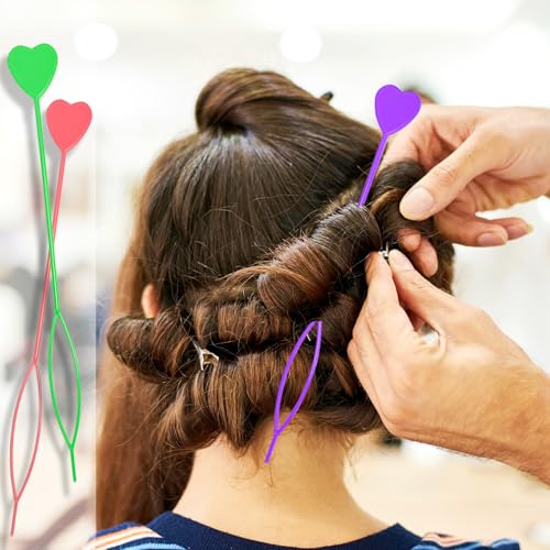 16-Piece Quick Topsy Tail Hair Beader and Braiding Loop Tool Kit