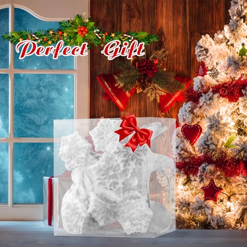 VinTS 12-Pack Silver Snowflake Shower Curtain Hooks for Christmas Decor