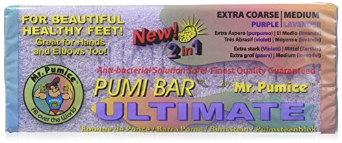 Mr. Pumice Ultimate PUMI Bar Dual-Grit Callus Remover & Pedicure Stone