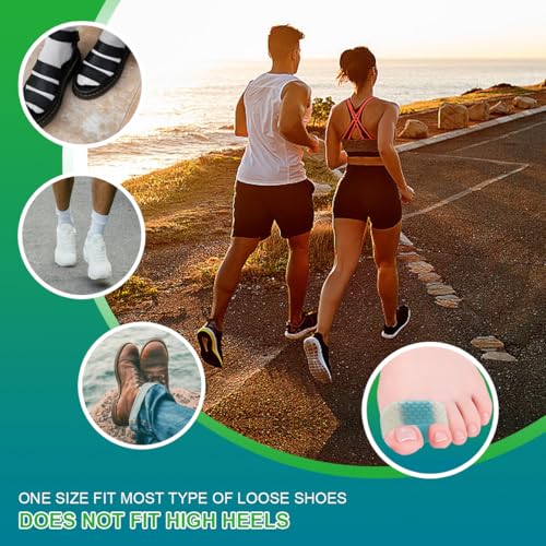 SEBS Toe Spacers & Bunion Correctors for Hallux Valgus Relief 4-Pack