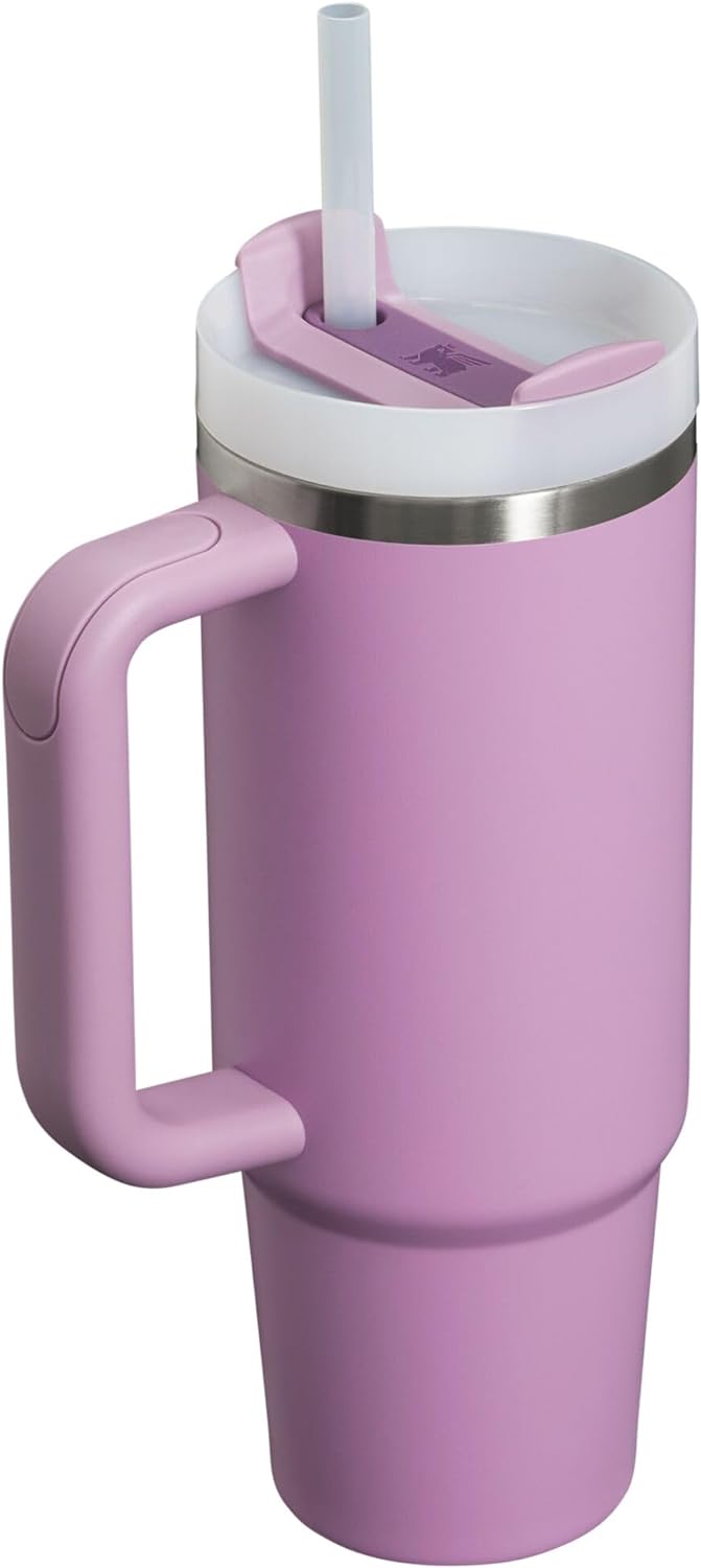 STANLEY Quencher H2.0 Tumbler - 30 oz Insulated Stainless Steel Cup with Handle & Straw | BPA-Free | Lilac
