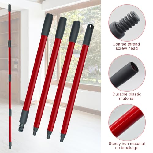 DLAIMI Mop Handle Replacement for Ocedar Spin Mop - Adjustable 30" to 58"
