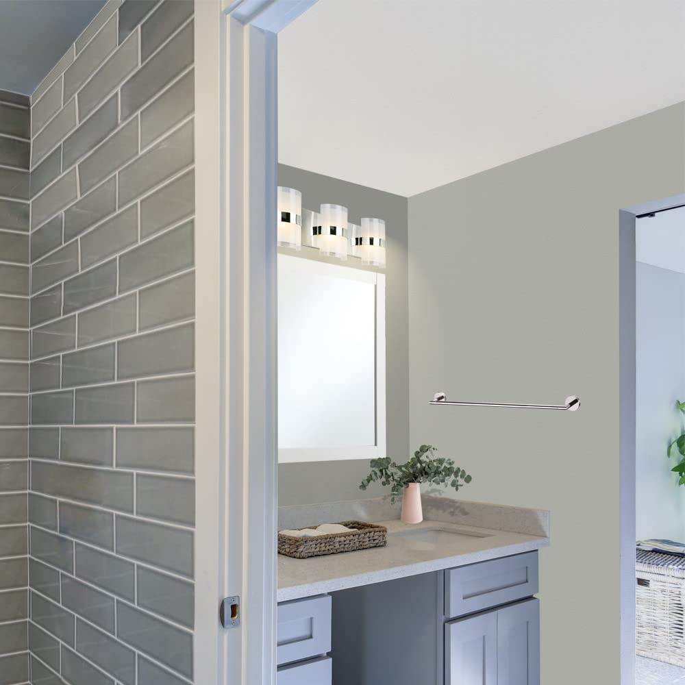 Design House 558288 Graz Robe Hook for Bathroom Bedroom Closet Kitchen or Office Polished Chrome