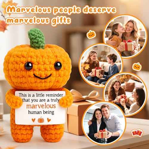 Handmade Crochet Pumpkin Basket for Fall & Halloween Gifts - Cute Seasonal Decor