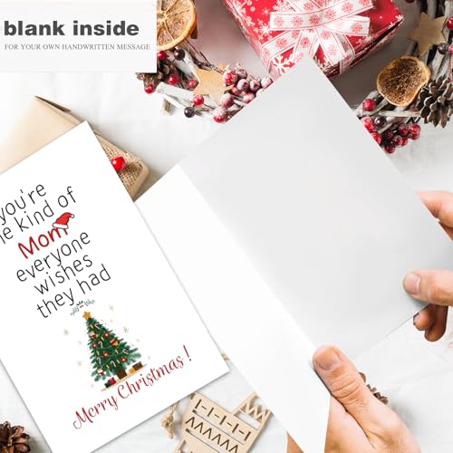 Warm Christmas Card for Mom | Cute Merry Christmas Card