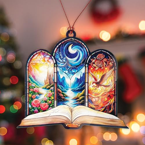 Book Lover Acrylic Ornament Literary Home Decor Gift