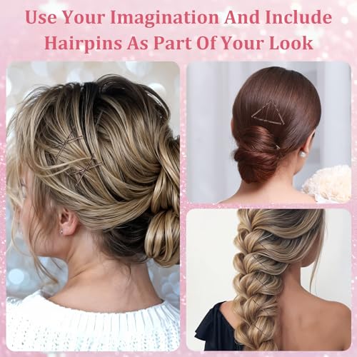 150 Count Mini Bobby Pins 1.38 Inch Small Hairpins with Storage Box Brown
