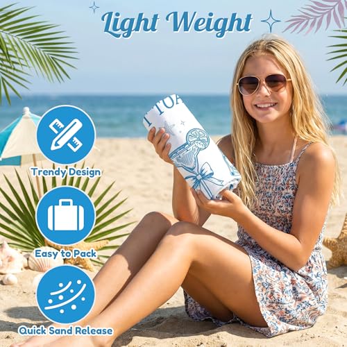 Coastal Bride Beach Towel - Last Toast on the Coast, 30x60 Inch