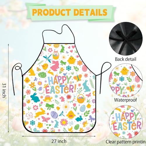 Adjustable Chef Bib Apron for Cooking, Grilling & Baking