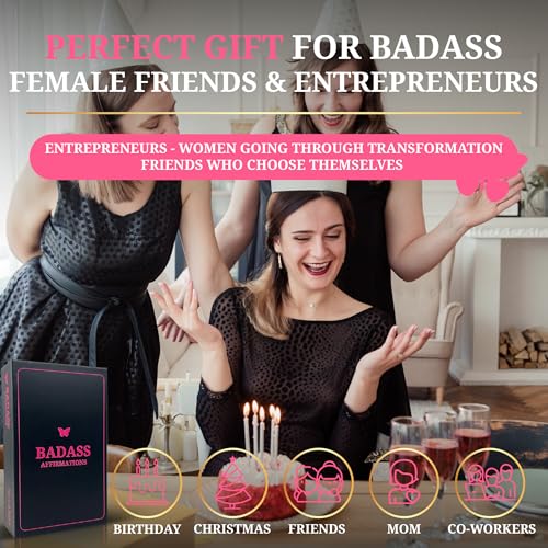 55 Badass Affirmation Cards for Women - Empowerment & Motivation