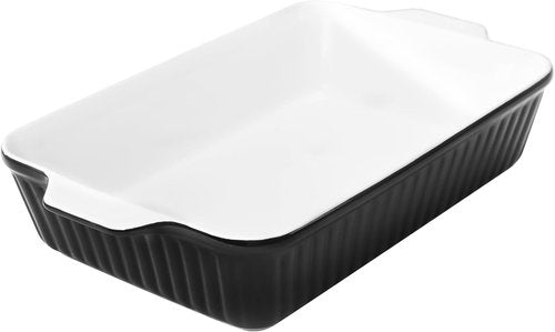 DOWAN 9x13-Inch Ceramic Casserole Dish - Large 4.2 Quart Baking Pan with Handles | Perfect for Lasagna & Casseroles