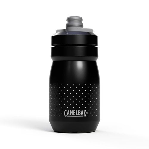 CamelBak Podium Bike Water Bottle 15oz – Lightweight Squeeze Bottle with High Flow Cap, Black
