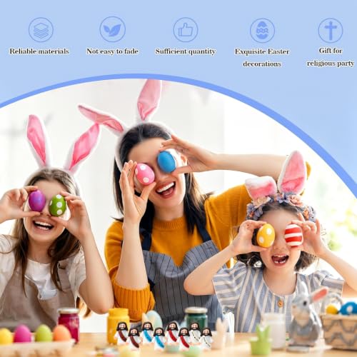 30pcs Little Jesus Figures Easter Egg Favors Religious Party Decorations