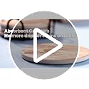 LIFVER Marble Ceramic Coasters Set of 4 with Holder - Absorbent & Stylish