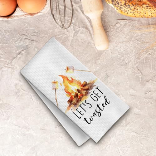 Camping Camper Kitchen Hand Towel 16x24 Inch - Design 03
