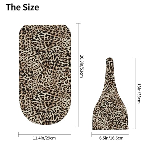 Leopard Print Cheetah Newborn Swaddle Blanket & Hat Set