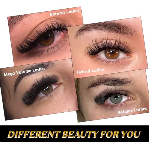 Kolybel Classic Lash Extensions 0.07 C Curl 13-20mm Mixed Silk Eyelash Trays