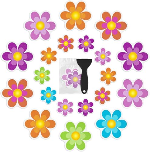 20 PCS Non-Slip Bathtub Stickers - Waterproof Safety Decals