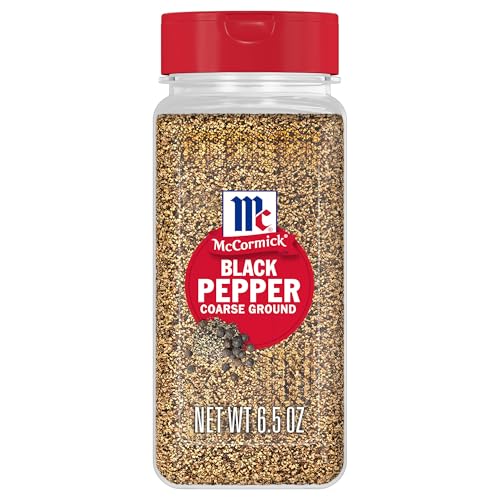 McCormick Coarse Ground Black Pepper, 6.5 oz - Premium Flavor