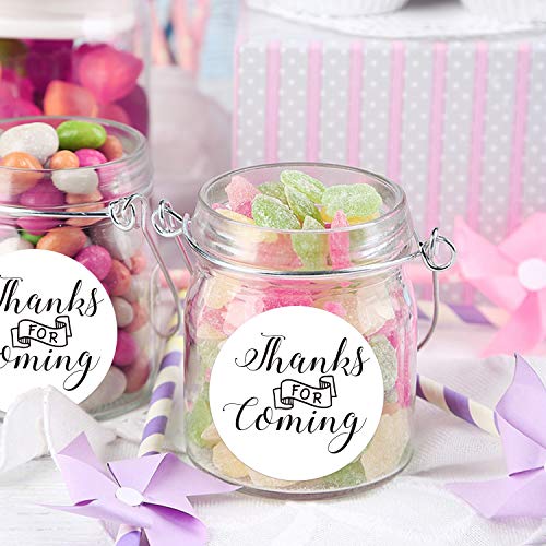 50 Pack 2-Inch Floral Thank You Stickers for Weddings & Baby Showers