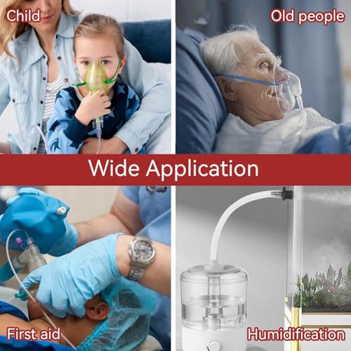 Agatige Oxygen Humidifier Tubing Connector for Oxygen Therapy
