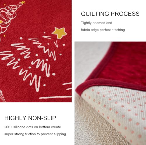Christmas Couch Cover for Pets - Washable Sofa Protector for Dogs & Cats, 35x83 Inches, Red - Variation 1PCS 35"x83"