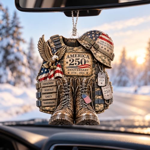 250th Anniversary Army Christmas Ornament - Uniform Variation, Veteran Gift