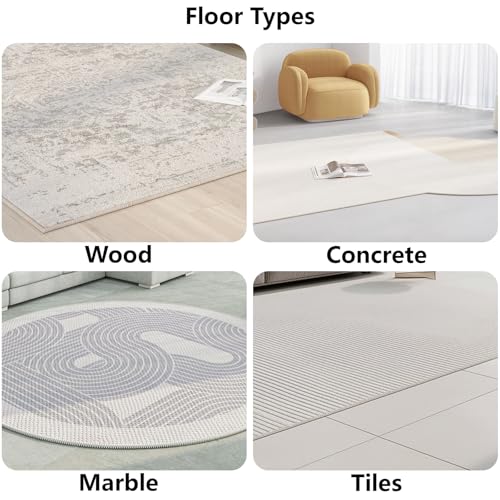 25 Pcs Non Slip Rug Tape Grippers for Hardwood Floors - Reusable & Washable Carpet Pads