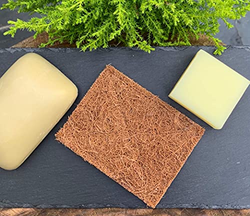 Marasol Coconut Fiber Soap Saver & Scrub Pad - 2-Pack
