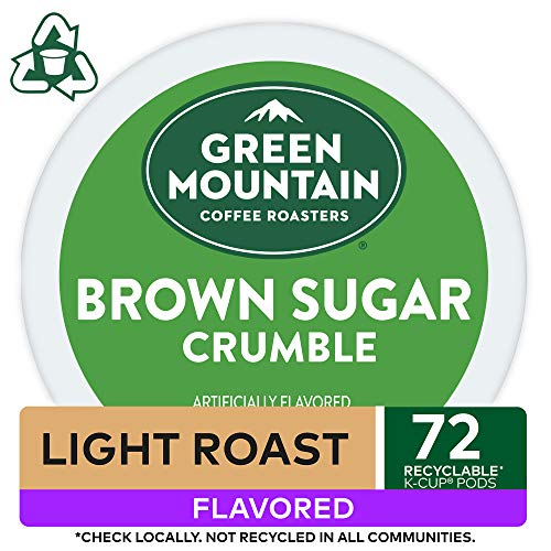 Green Mountain Coffee Roasters Brown Sugar Crumble K-Cup Pods - Medium Roast, 72 Count
