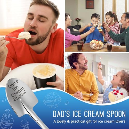 Dad’s Ice Cream Shovel - Funny Stainless Steel Gift for Dad from Daughter
