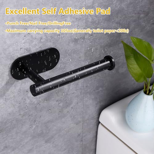 Self-Adhesive SUS304 Stainless Steel Toilet Paper Holder - Easy Install