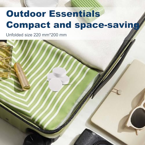 120 PCS Compressed Towels Bulk Coin Tissues Portable Mini Disposable Face Compressed Camping Towels for Travel Home Hotel and Outdoor Activities