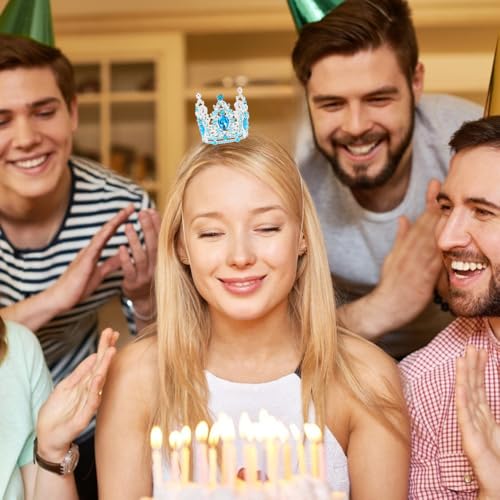 Birthday Queen Sash and Rhinestone Tiara Crown Set for Women